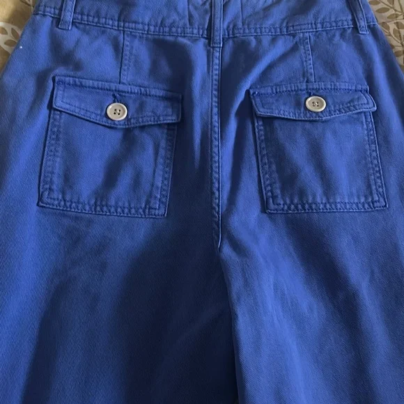 NWT BODEN Contrast stitch trousers size 6 Blue - Picture 6 of 7